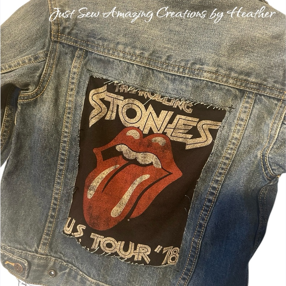 Upcycled jean jacket!